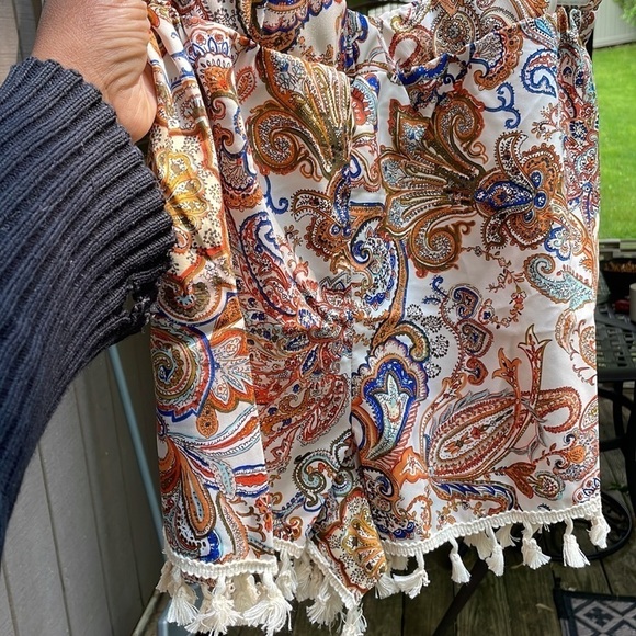 Bohemian Paisley Tassel Shorts - Picture 14 of 14